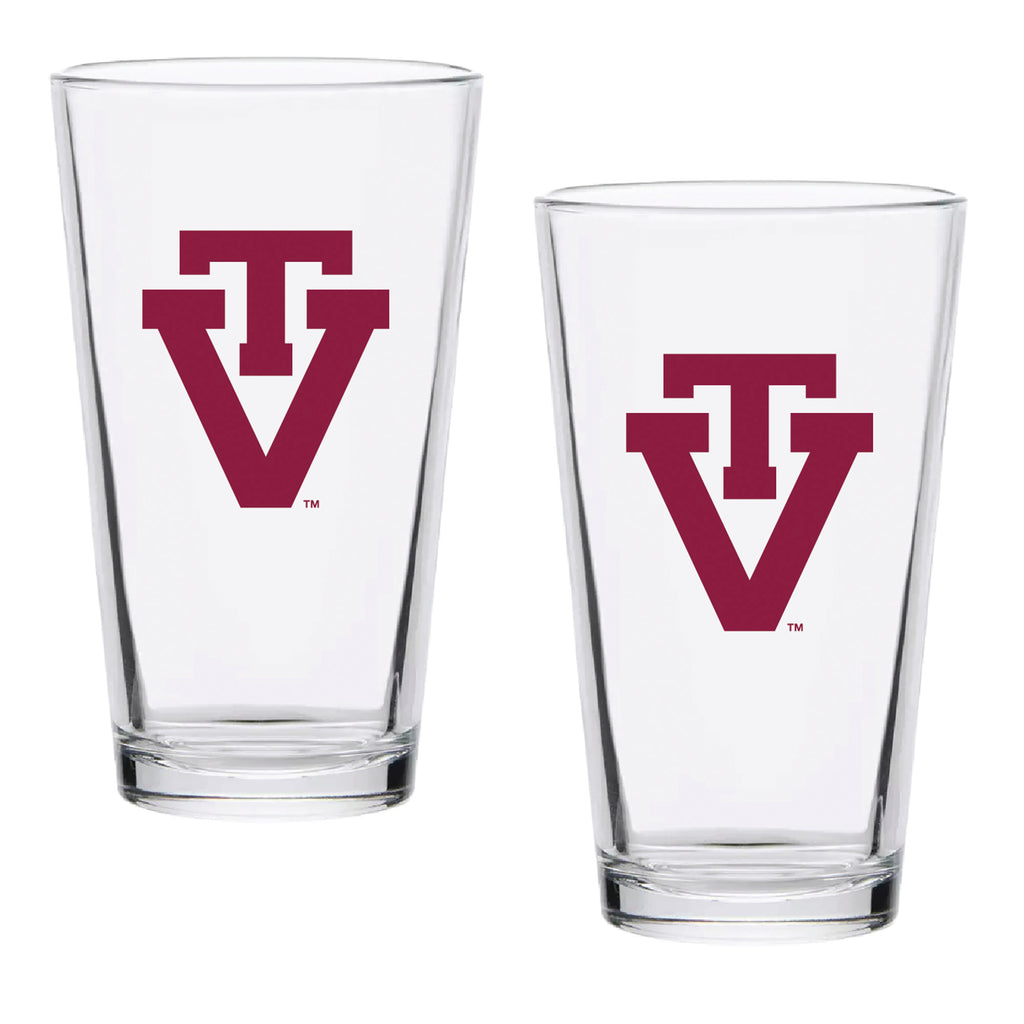 Set of 2 Virginia Tech Hokies College Vault Sketch 16oz Pints