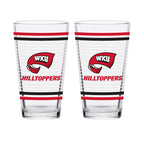 Set of 2 Western Kentucky Hilltoppers 16oz Ring Pints