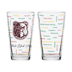 Set of 2 Alabama A&M Bulldogs 16oz BHM Pints
