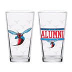 Set of 2 Delaware State Hornets 16oz XD Alumni Pints
