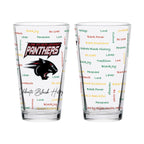 Set of 2 Clark Atlanta Panthers 16oz BHM Pints