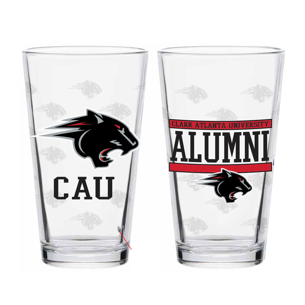Set of 2 Clark Atlanta Panthers 16oz XD Alumni Pints