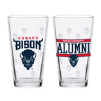 Set of 2 Howard Bisons 16oz XD Alumni Pints
