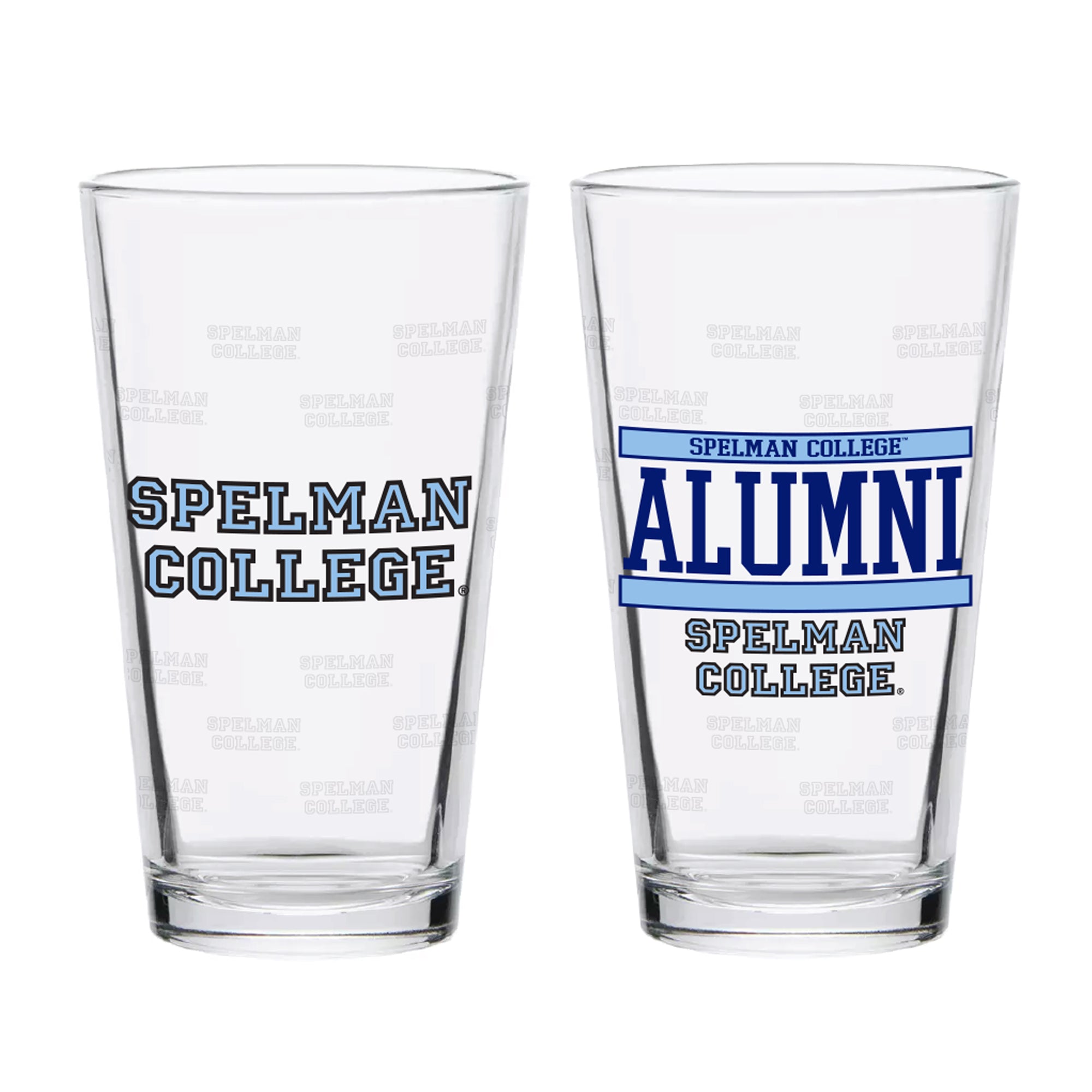 Set of 2 Spelman Jaguars 16oz XD Alumni Pints