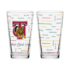 Set of 2 Tuskegee Golden Tigers 16oz BHM Pints