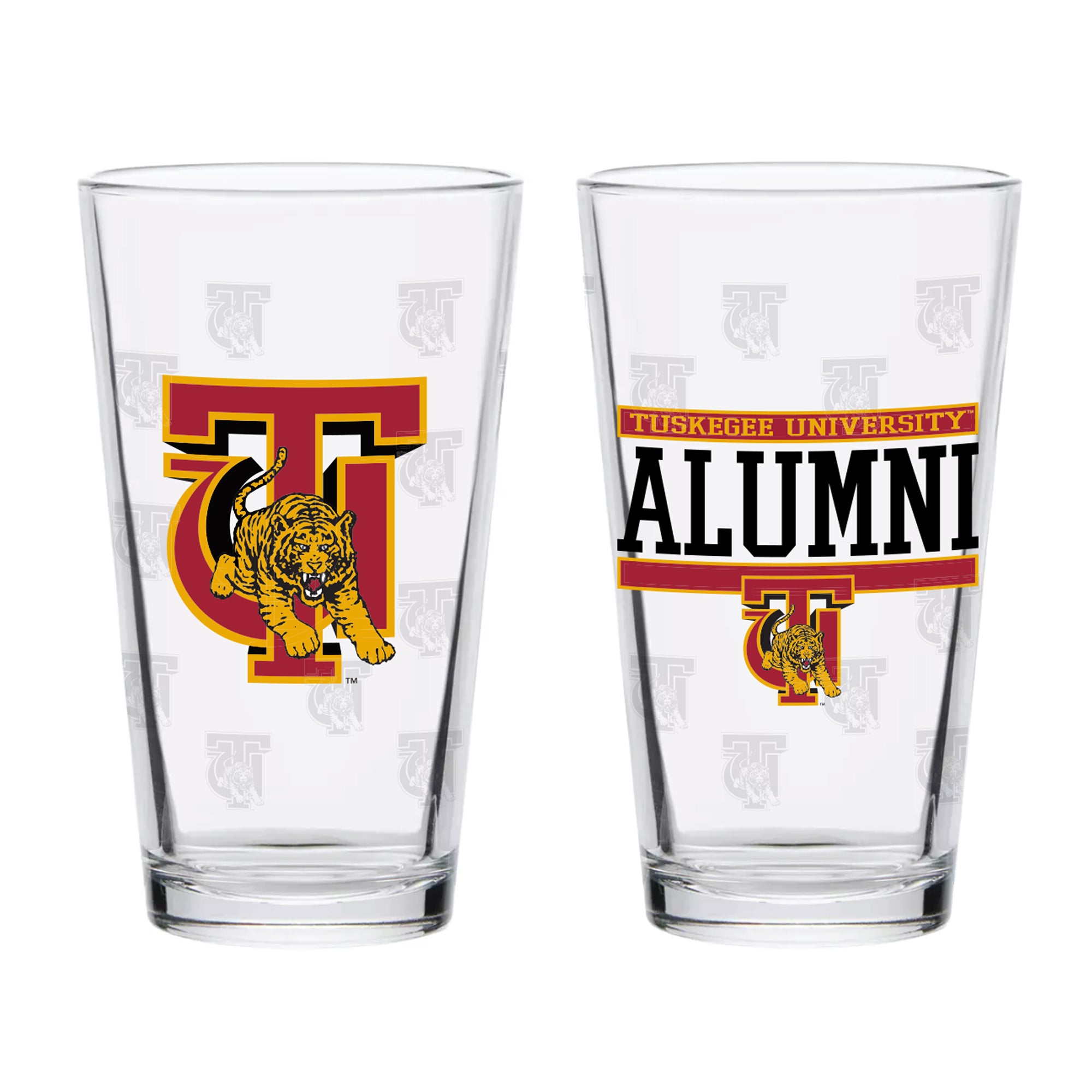 Set of 2 Tuskegee Golden Tigers 16oz XD Alumni Pints