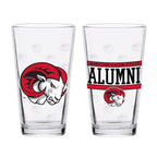 Set of 2 Winston Salem Rams 16oz XD Alumni Pints
