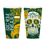 Set of 2 Baylor Dia de los Muertos Pint Glasses