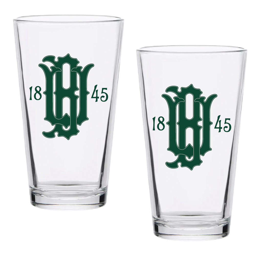 Set of 2 Baylor Bears College Vault Sketch 16oz Pints