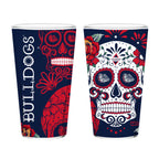 Set of 2 Gonzaga Dia de los Muertos Pint Glasses