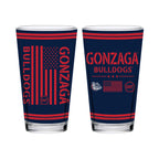 Gonzaga Bulldogs 16oz OHT Flag pint glass