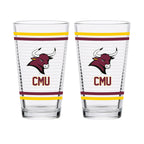Set of 2 Colorado Mesa Mavericks 16oz Ring Pints