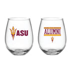 Set of 2 Arizona State Sun Devils Alumni 15oz Stemless