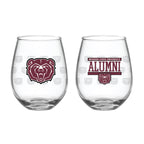 Set of 2 Missouri State Bears Alumni 15oz Stemless