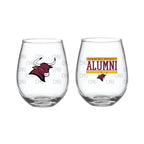 Set of 2 Colorado Mesa Mavericks Alumni 15oz Stemless