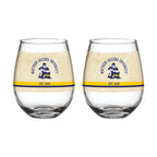 Set of 2 Northern Arizona Lumberjacks Vault Tan Retro 15oz Stemless