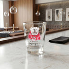 Set of 4 Georgia Bulldogs Mascot by Laura Wilcox 2oz Collector Shot Glasses