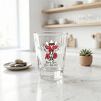 Set of 4 Texas Tech Red Raiders Mascot by Laura Wilcox 2oz Collector Shot Glasses
