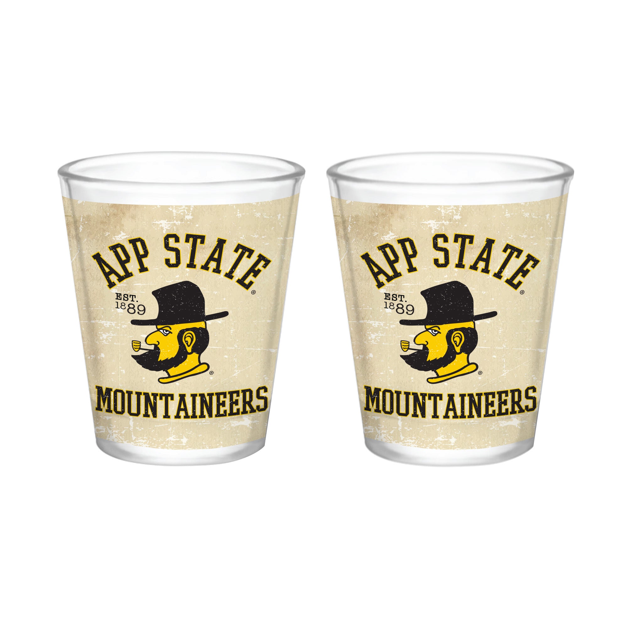 App State Mountaineers 2oz Retro Collector | Set of 2