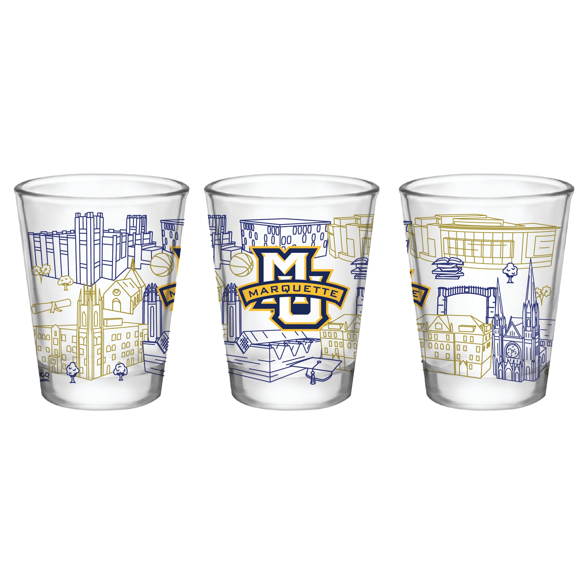 Marquette Golden Eagles 2oz Retro Collector | Set of 2