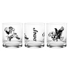 Set of 2 Iowa Hawkeyes College Vault Sketch 14oz Rocks Glasses