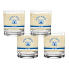 Set of 4 Kentucky Wildcats College Vault Tan Retro 14oz Rocks Glasses