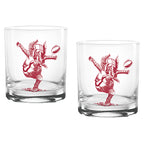 Set of 2 Alabama Crimson Tide College Vault Sketch 14oz Rocks Glasses