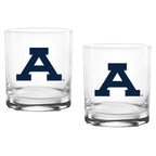Set of 2 Auburn Tigers College Vault Sketch 14oz Rocks Glasses
