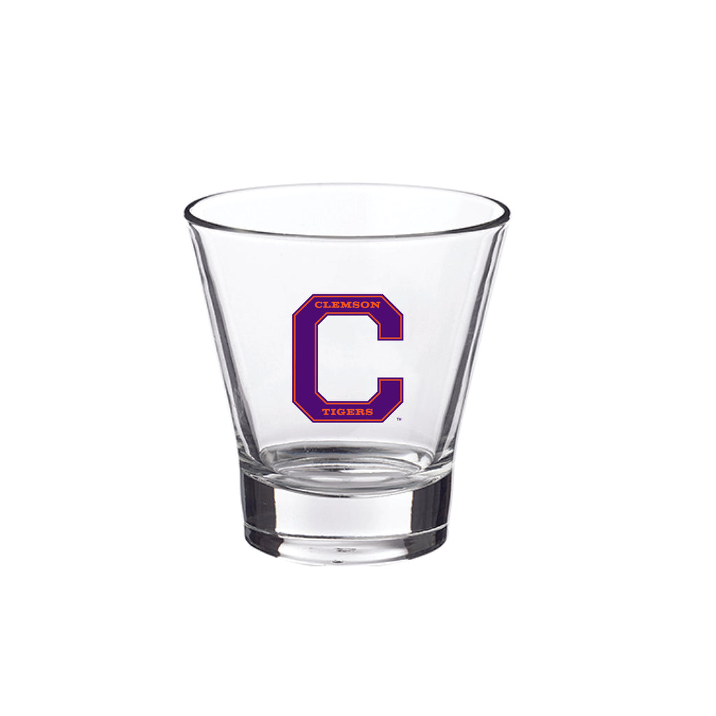 Set of 2 Clemson Tigers 12oz Glasses