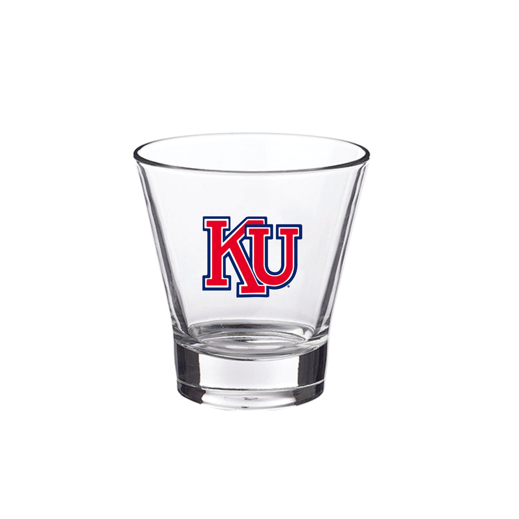 Set of 2 Kansas Jayhawks 12oz Glasses