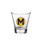 Set of 2 Michigan Wolverines 12oz Glasses
