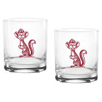 Set of 2 Minnesota Golden Gophers College Vault Sketch 14oz Rocks Glasses
