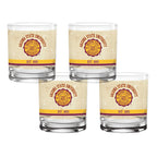 Set of 4 Arizona State Sun Devils College Vault Tan Retro 14oz Rocks Glasses