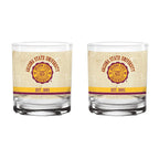 Arizona State Sun Devils Set of 2 College Vault Tan Retro 14oz Rocks Glasses