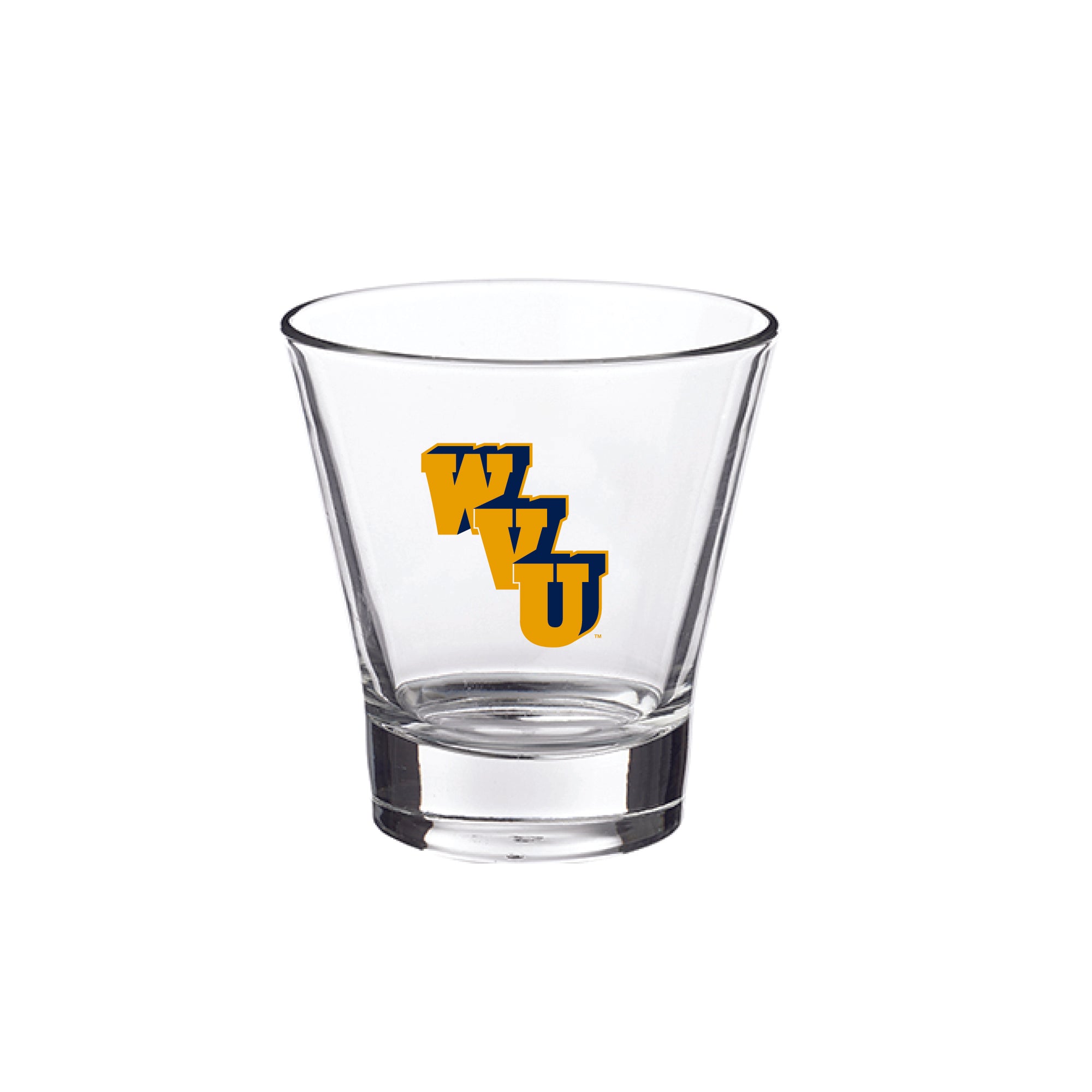 Set of 2 West Virginia Mountaineers 12oz Glasses