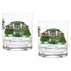 14oz Oregon Ducks Laura Wilcox University Collection 2-Pack Glass Set