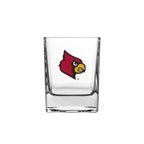 14oz Louisville Cardinals Rocks Glass