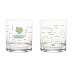 Set of 2 Southern A&M Jaguars 14oz BHM Rocks Glasses