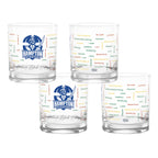 Set of 4 Hampton Pirates 14oz BHM Rocks Glasses