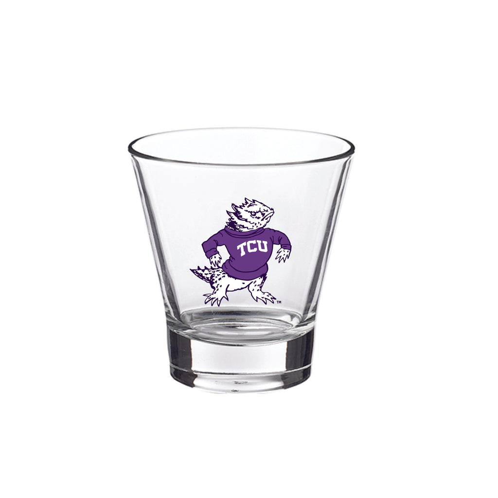Set of 2 TCU Horned Frogs 12oz Glasses