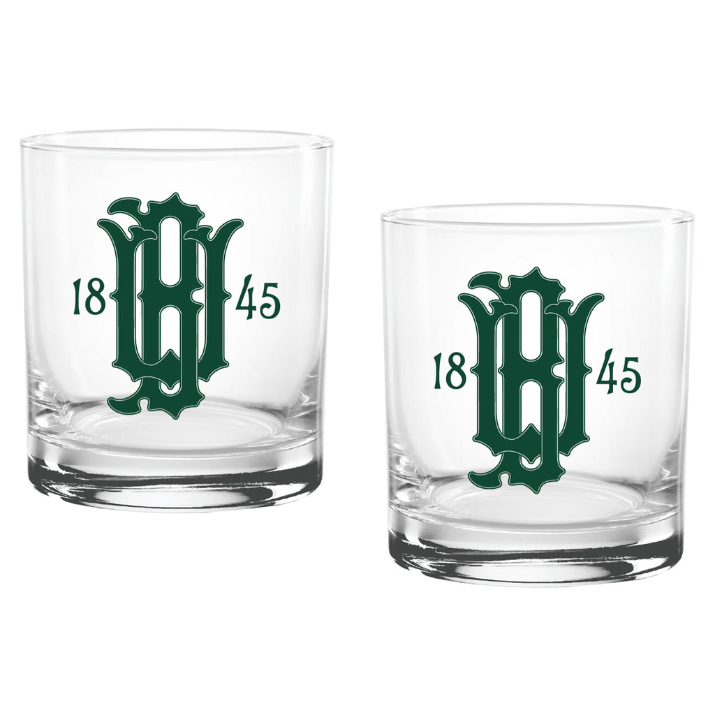 Set of 2 Baylor Bears College Vault Sketch 14oz Rocks Glasses