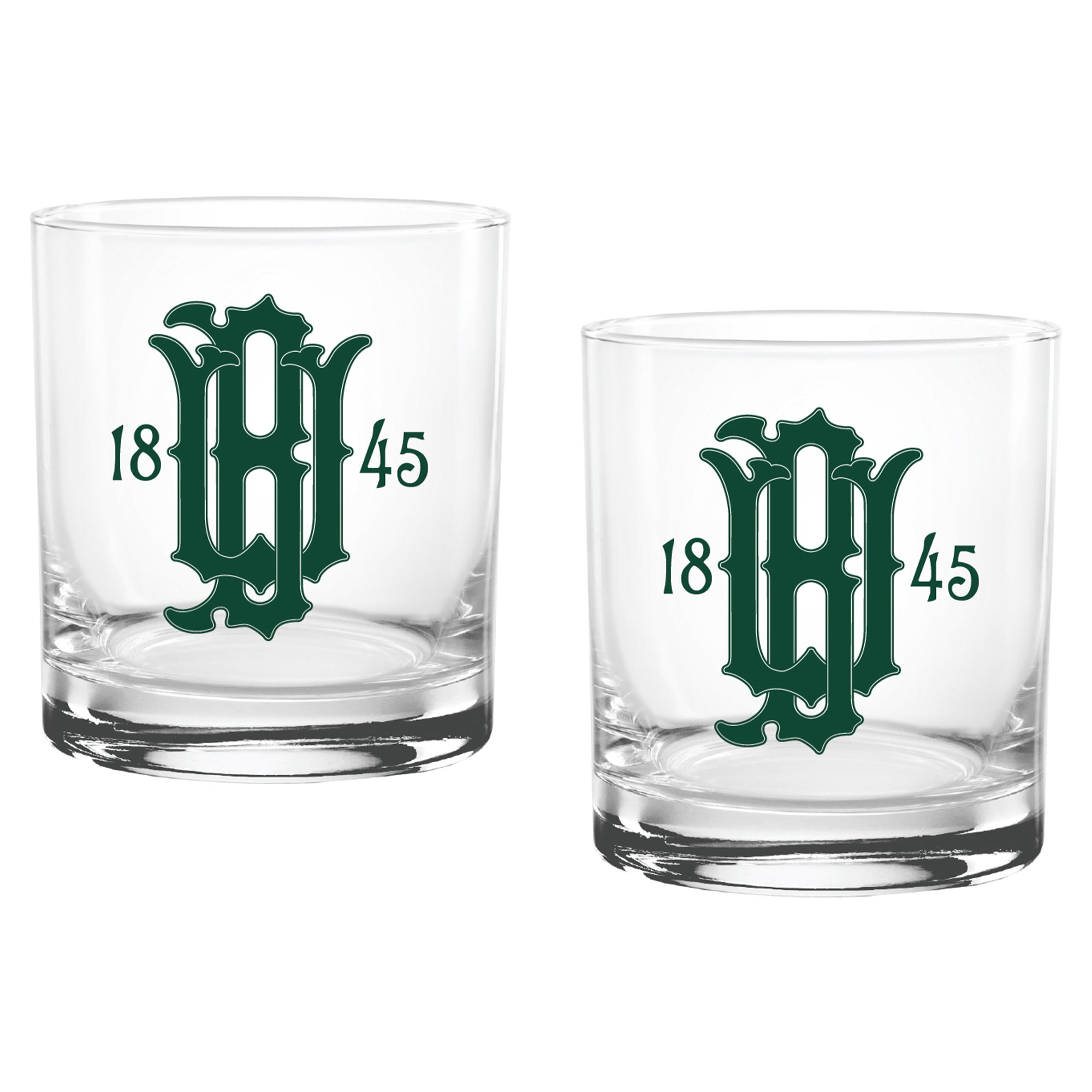 Set of 2 Baylor Bears College Vault Sketch 14oz Rocks Glasses