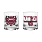 Set of 2 Missouri State Bears 14oz Alumni Rocks Glasses