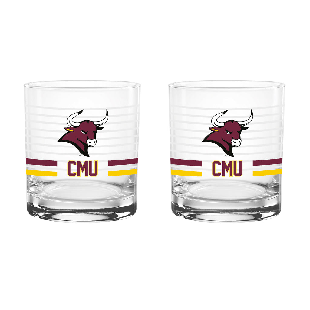 Set of 2 Colorado Mesa Mavericks 14oz Ring Rocks Glasses
