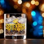 Set of 4 Wichita State Shockers 14oz Chill Rock Glasses
