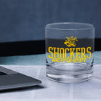 Set of 4 Wichita State Shockers 14oz Chill Rock Glasses