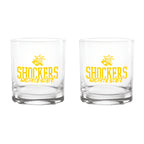 Wichita State Shockers 14oz Chill Rock Glasses | Set of 2