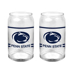 Set of 2 Penn State Nittany Lions 16oz XD Ring Can Glasses