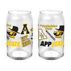 Set of 2 App State Mountaineers 16oz Medley Can Glasses
