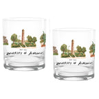 14oz Alabama Crimson Tide Laura Wilcox University Collection 2-Pack Glass Set